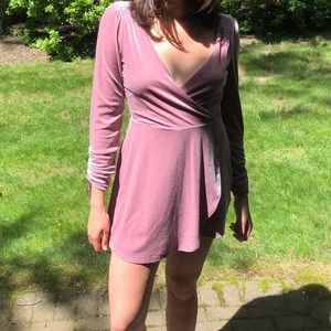 Urban Outfitters Goldmine Velvet Romper